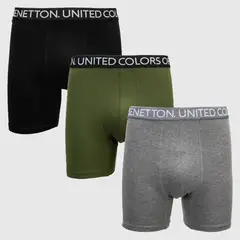 BENETTON - Boxers Hombre Pack de 3