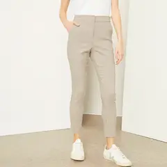 BASEMENT - Pantalón Skinny Mujer Tiro alto de Algodón