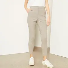 BASEMENT - Pantalón Skinny Mujer Tiro alto de Algodón
