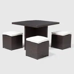 MICA - Juego de comedor Sardegna 4 puestos - 0% Interés a 3, 6 o 12 Cuotas Pagando con tu CMR Banco Falabella
