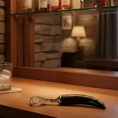 BASEMENT HOME - COCKTELERA BLACK BAR HAMMERED