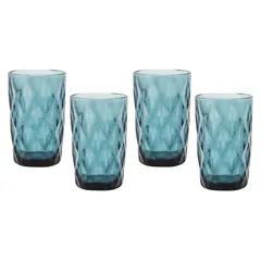 undefined - Vaso de vidrio alto Roberta Allen: 4 piezas
