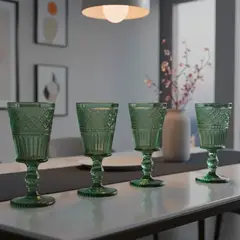 ROBERTA - Copa de vidrio Allen: para agua 4 piezas