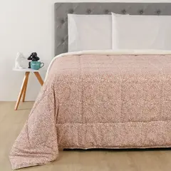 MICA - Edredón con exterior y relleno de 150 GSM Poliéster. Edredón Estampado para cama Sencilla, doble.