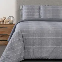BASEMENT HOME - Edredón con exterior de Polialgodón y relleno de 500 GSM de Poliéster alcolchado Nairobi. Edredón Estampado para cama Doble, queen, king.