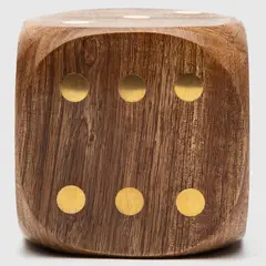 BASEMENT HOME - Adorno Madera 17,5 cm x 17,5 cm