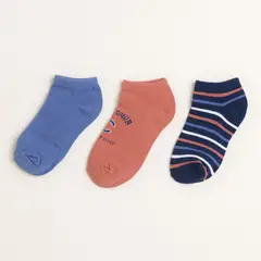 FEDERATION - Medias para Niño Invisible Pack de 3