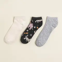 ELV - Medias para Niña Invisible Pack de 3