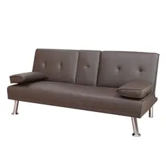 AMBIENTA - Sofá Cama 3 Puestos con Portavasos Spotlight 167 x 80 x 79 cm