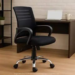 MICA - Silla de Escritorio para Casa u Oficina Ergonomica New Lily - 0% Interés a 3, 6 o 12 Cuotas Pagando con tu CMR Banco Falabella