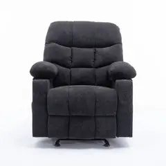 MICA - Silla Reclinable 1 Puesto Masajeadora, Mecedora con Calentador y Puertos USB en Tela Thunder 105 x 95 x 95 cm - 0% Interés a 3, 6 o 12 Cuotas Pagando con tu CMR Banco Falabella