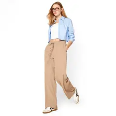 SYBILLA - Pantalón para Mujer Tiro medio