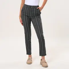 APOLOGY - Pantalón Recto Mujer Tiro alto con estampado