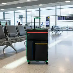 BENETTON - Maletas de 23 kg - Maleta blanda de viaje 23 Kilos Bodega. Ruedas 360° candado TSA