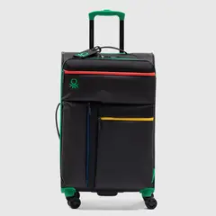 BENETTON - Maletas de 23 kg - Maleta blanda de viaje 23 Kilos Bodega. Ruedas 360° candado TSA