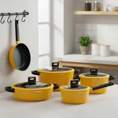 WURDEN - Juego de ollas Wurden: Preston. Bateria Antiadherente 9 piezas