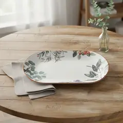 undefined - Fuente Ovalada 35X23Cm Fruits