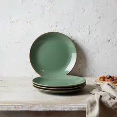 ROBERTA ALLEN - Platos de postre Porcelana 19Cm Basic Fruits Setx4