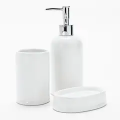 BASEMENT - Set accesorios de baño Piedra