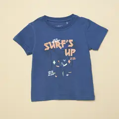 YAMP - Camiseta Bebé niño con Estampado Manga corta