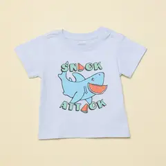 YAMP - Camiseta Bebé niño con Estampado Manga corta
