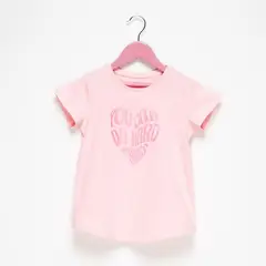 YAMP - Camiseta Niña con Estampado Manga corta Algodón