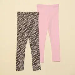 YAMP - Leggings Niña Pack de 2 unidades Cintura elásticada Algodón