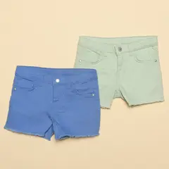 YAMP - Short Niña Pack de 2 unidades Algodón