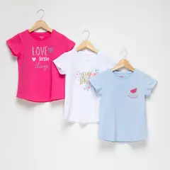 YAMP - Camiseta Niña con Estampado Manga corta