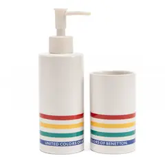 BENETTON - Set accesorios de baño Cerámica