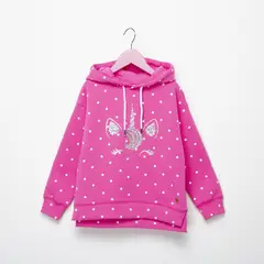 YAMP - Saco Niña con Estampado Con capucha