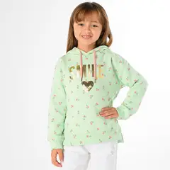 YAMP - Saco Niña con Estampado Con capucha