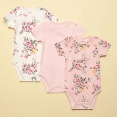 YAMP - Body Bebé niña Pack de 3 unidades Algodón