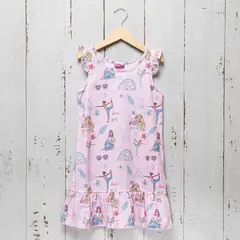 DISNEY - Pijama Niña Estampado Barbie Barbie