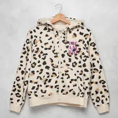 ELV - Saco Niña con Estampado Con capucha de Algodón