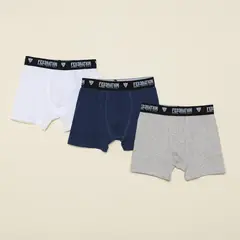 FEDERATION - Boxer Niño Pack de 3 unidades de Algodón