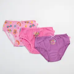 PAW PATROL - Panty Niña Pack 3 unidades en Algodón