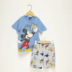 STD CHARACTERS - Pijama para Niño 2 piezas con Estampado Cintura elásticada Mickey Manga corta