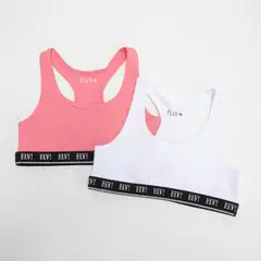 ELV - Top Niña Pack de 2 unidades de Algodón