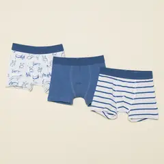 YAMP - Boxer Niño Pack de 3 unidades de Algodón