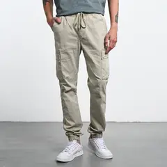 DENIMLAB - Pantalón cargo Hombre de Algodón Largo 32