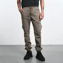 DENIMLAB - Pantalón cargo Hombre de Algodón Largo 32