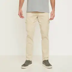 BASEMENT - Pantalón Cargo para Hombre de Algodón