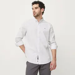 UNIVERSITY CLUB - Camisa Hombre Manga larga Regular Algodón