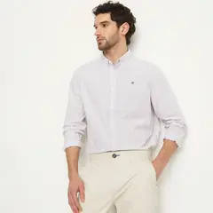 UNIVERSITY CLUB - Camisa Hombre Manga larga Regular Algodón