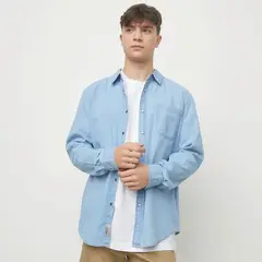 BEARCLIFF - Camisa Hombre Manga larga de Algodón