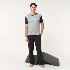 BENETTON - Pijama Hombre Manga corta de Algodón