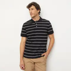 NEWPORT - Camiseta polo Hombre Manga corta de Rayas de Algodón