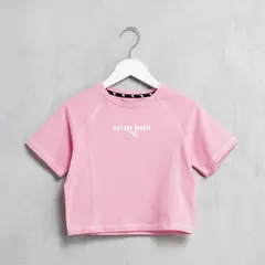 DIADORA - Camiseta Niña con Logo manga corta de Algodón