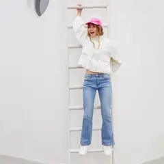 ELV - Jean para Niña de Algodón